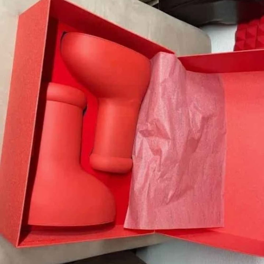 MSCHF BIG RED BOOT Red Designer Shoe Box Set sealed In Box, Pic Is For Sale Pic